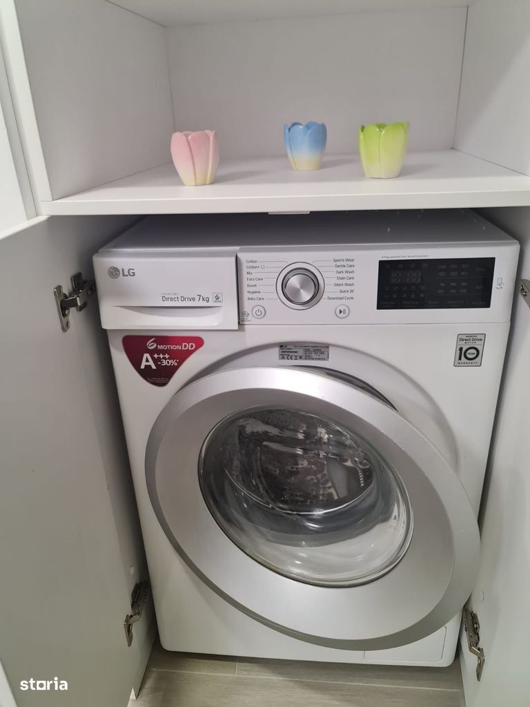 Garsonieră renovată, prima închiriere, 10 minute de metrou Crângași - Poză 9