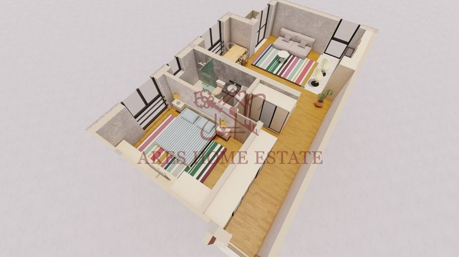 Apartamente cu 2 camere cu incalzire in pardoseala | 1 loc de parcare - Poză 6