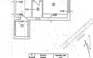 Apartament cu 2 camere, etaj 1, VASLUI - zona DONICI; - Poză 11