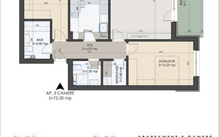 Acasă, în 3 camere bine gândite – spațiu, lumină și confort - Poză 15