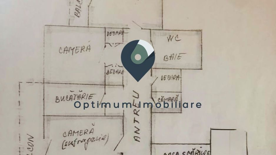Apartament cu 3 camere, 74 mp in Manastur, zona Mc Donald's ! - Schiță 7