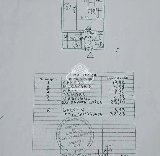 Rahova | Garsoniera | 33mp | dec | et 10 | 59.000 euro - Poză 8