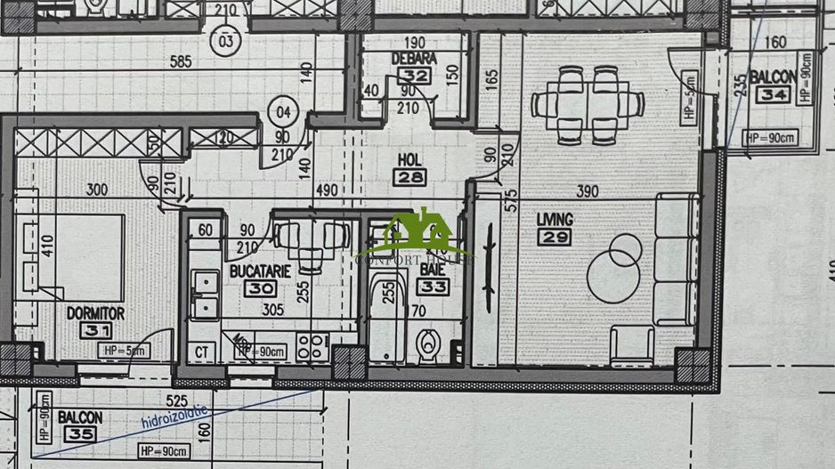 Apartament 2 camere, bloc nou, P+3, Ap.04, Parter, Bl.6 - CP2462177 - Poză 5