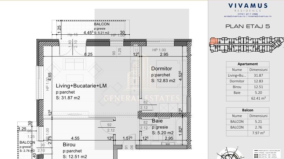 Apartament spre vanzare 3 camere, Coresi, Brasov - Poză 2