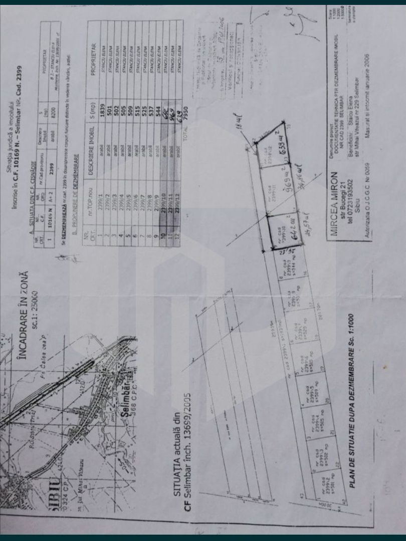 Teren str. Triajului Selimbar | Extravilan | 640mp - Poză 3