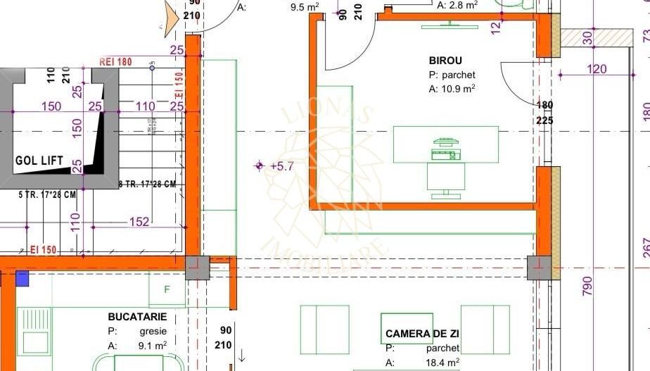 Apartament de Lux 3 camere 68 mp+balcon 16.3 mp-etaj 1-Central - Poză 1