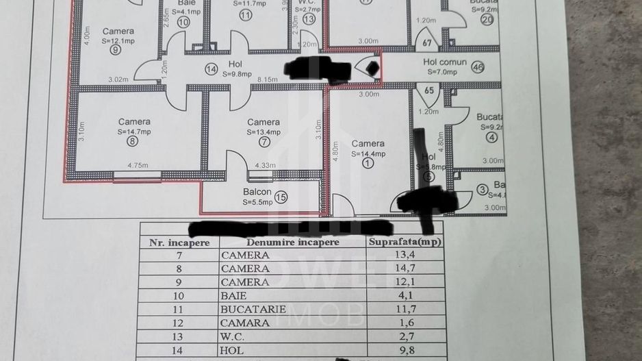 Apartament 3 camere de vânzare - Poză 7