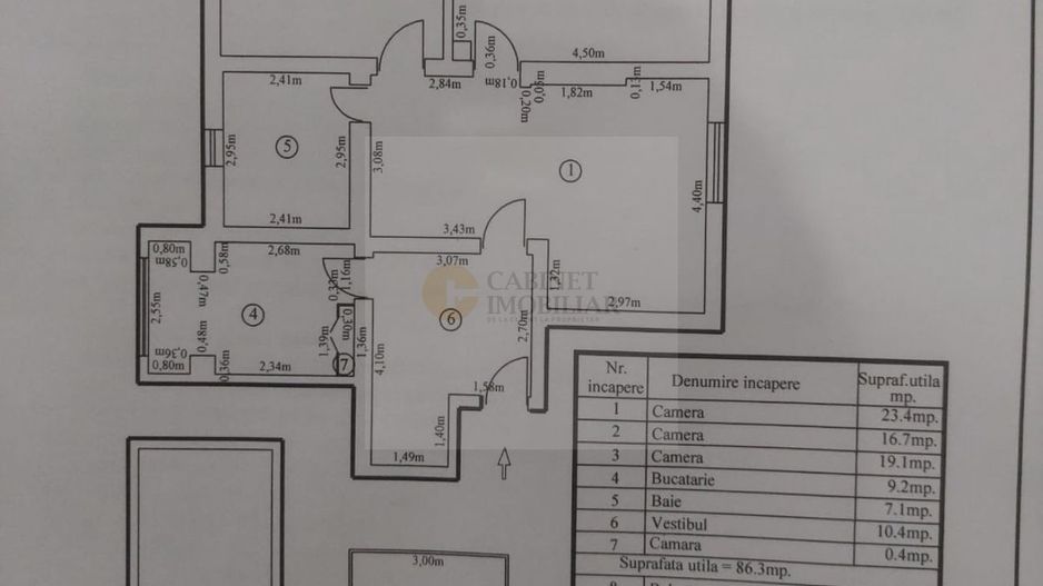 3 camere  | Cismigiu  | Parter Inalt | Centrala proprie | Garaj - Poză 18