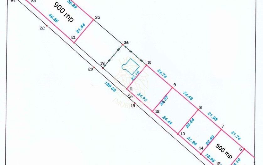 3 Parcele de teren 500 mp si 900 mp cu utilitati-Valea Ghinzii - Poză 3