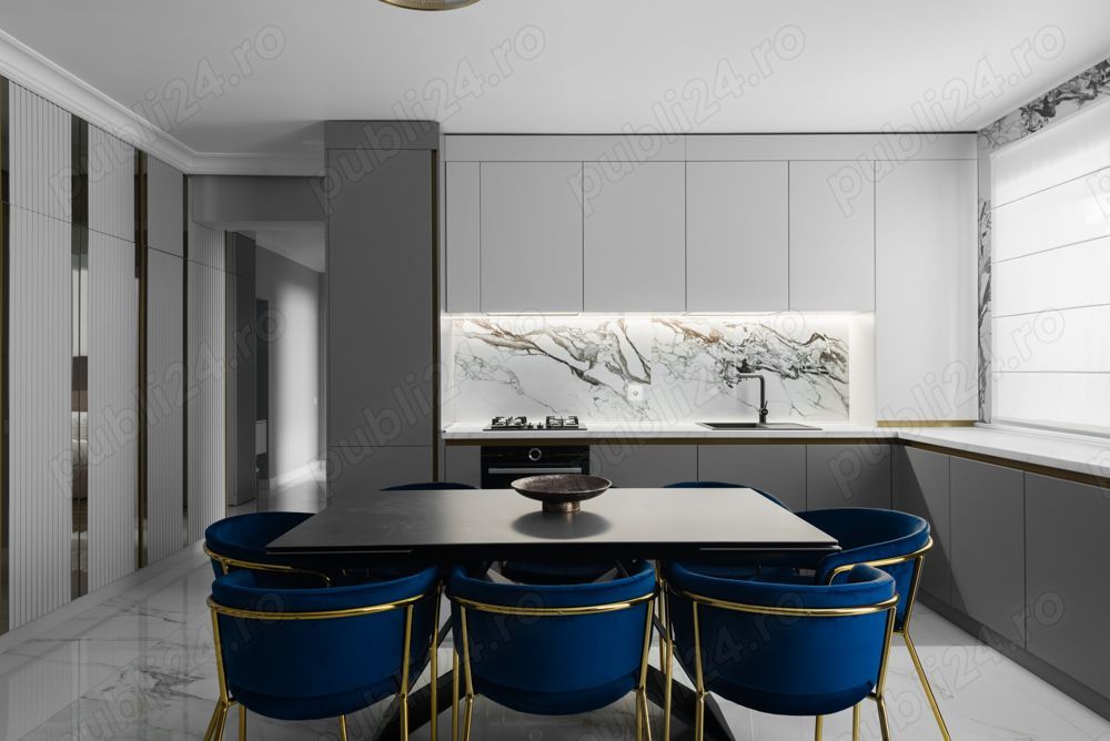 Vând apartament 3 camere complet mobilat și utilat - Poză 1