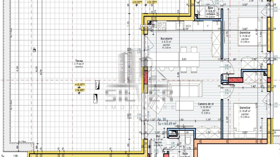 Apartamente 2 - 3 camere finisate in Floresti, zona Somesului - Poză 14
