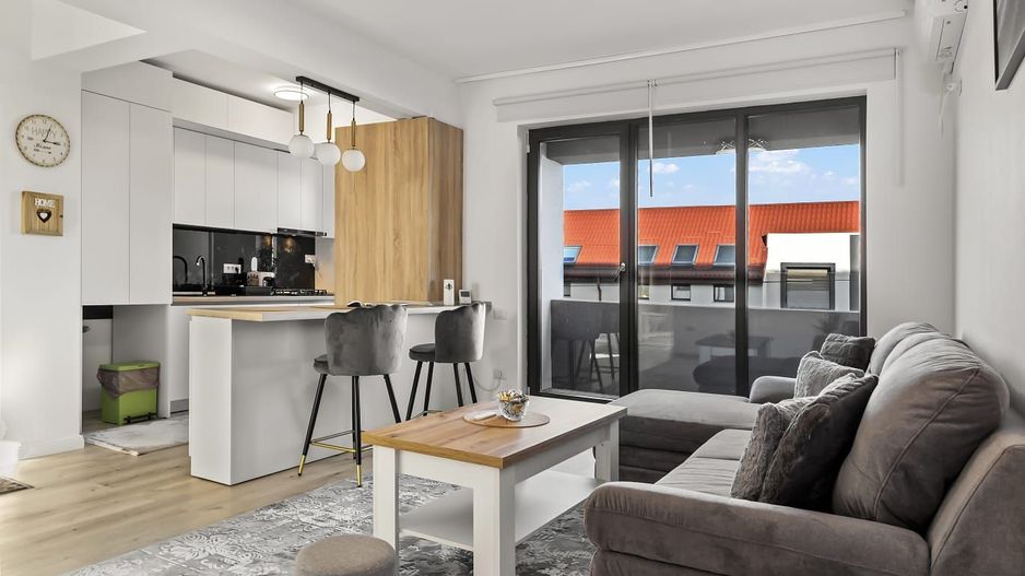 Proiect rezidențial nou – Apartamente  cu 2 camere și penthouse-uri - Poză 1