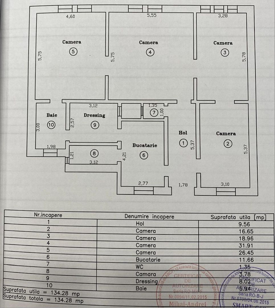 Apartament 4 camere spatios  in zona Sinaia - Poză 17