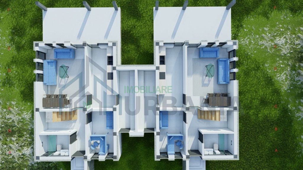 Duplex P+1E, Horpaz – Miroslava, predare 2027 – 112 mp utili, 5 camere - Poză 3