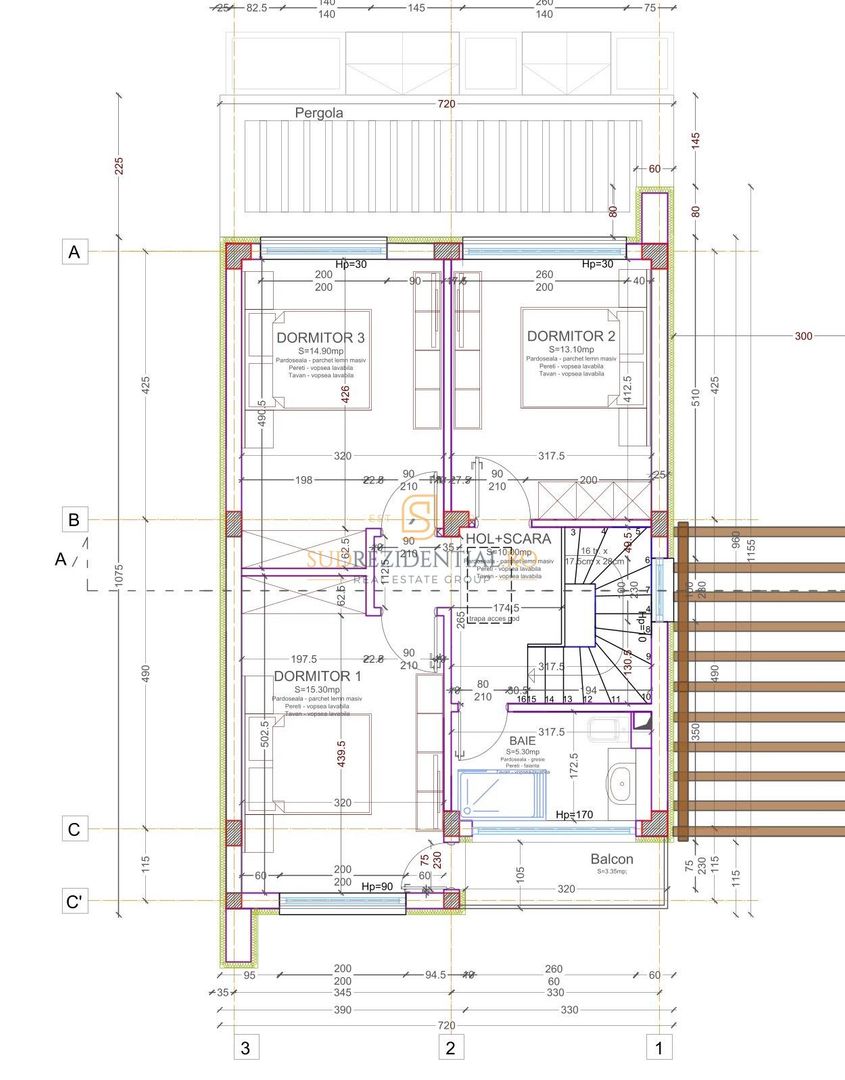 Vila individuala cu 4 camere, Intrare Berceni, constructie 2026 - Schiță 8