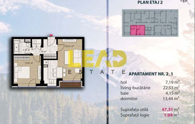 Apartament 2 camere, nou · in Noble Residence · Comision 0% - Poză 8