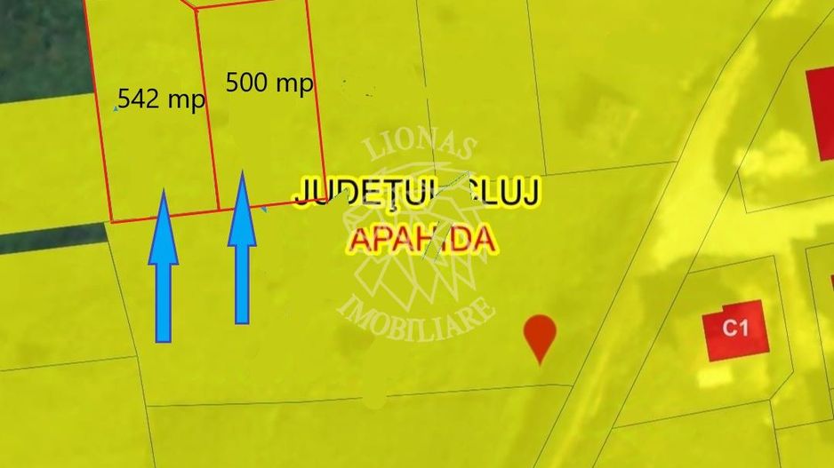 Doua Terenuri INTRAVILANE CU UTILITATI Dezmir, Cluj 500mp - Poză 6