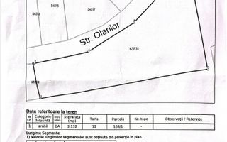 Teren pentru construcție casă cu utilități in Ciolpani-Piscu str. Olarilor - Schiță 5