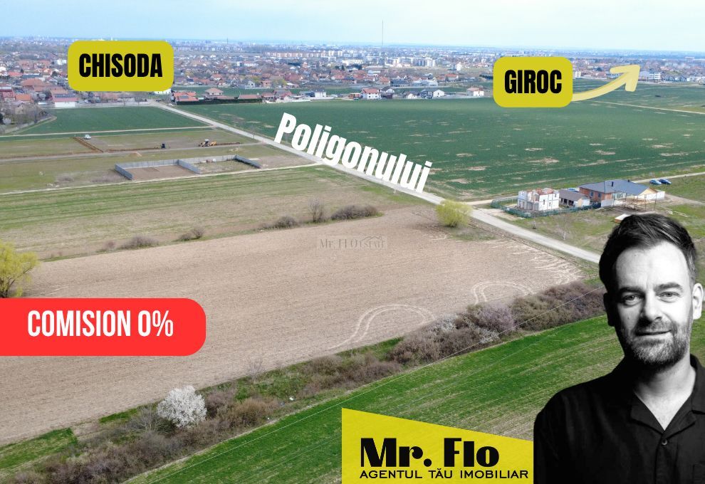 Teren ideal pentru casă sau investiție – Chișoda (Giroc), Poligonului - Poză 3