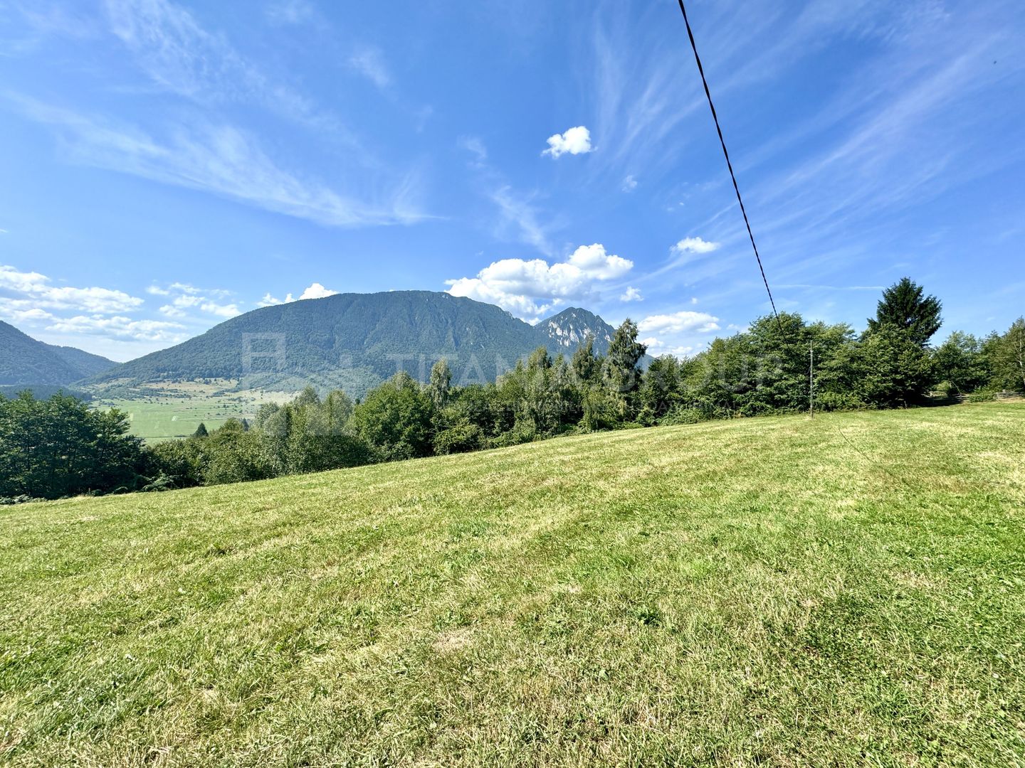 Platou montan, 6631 mp intravilan, electricitate,  langa pădure - Poză 9