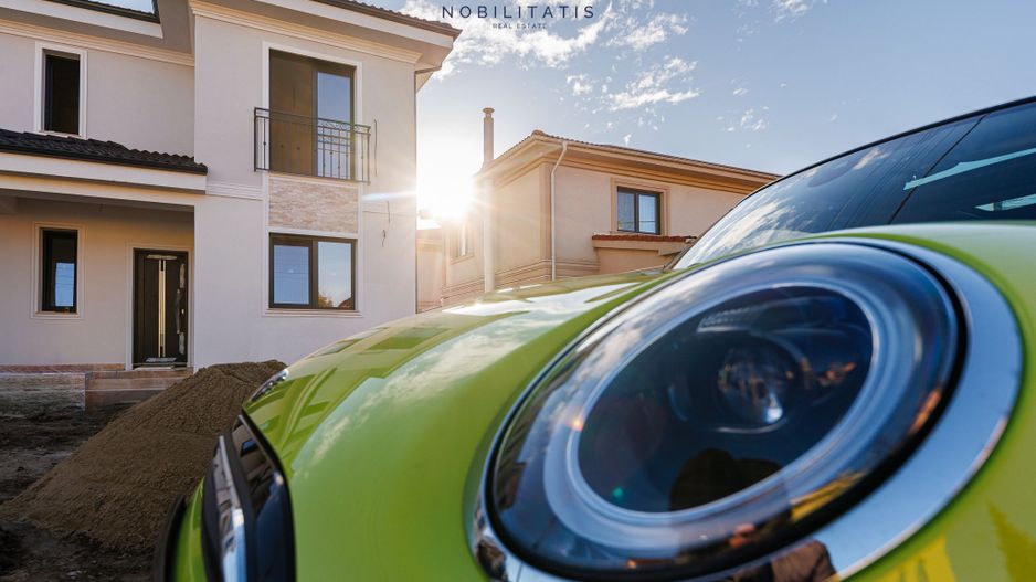 Duplex nou deosebit - despartit prin camera tehnica | Curte amenajata - Poză 2