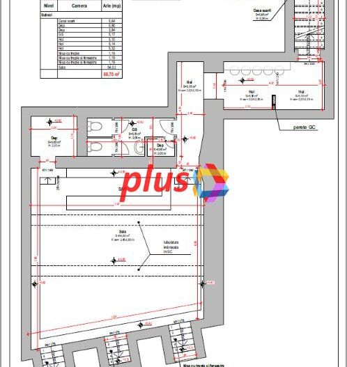 Spatiu comercial la demisol - 90 mp #Plus-imo.ro - Poză 7