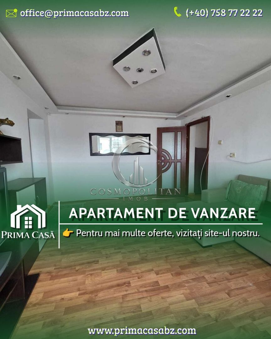 Apartament cu 3 camere ~ zona Crang/Stadion ~ etaj 4din4 ~ mobilat/utilat - Poză 1