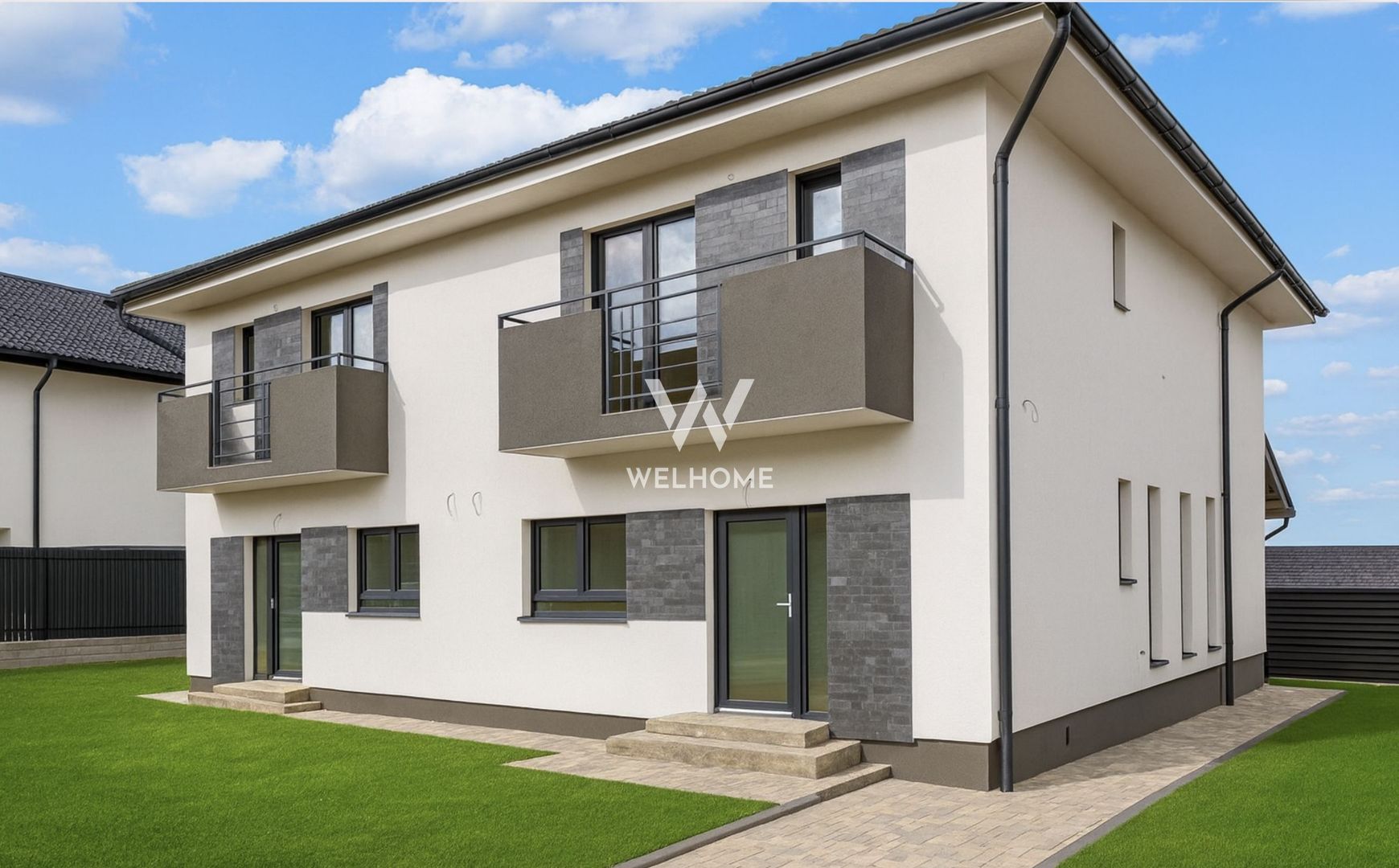 Duplex modern si calitativ cu curte generoasa - Cisnadie - Sibiu - Poză 1