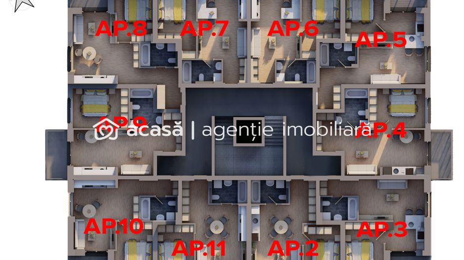 Apartament nou ARED, 44 mp utili – Direct de la dezvoltator - Poză 6