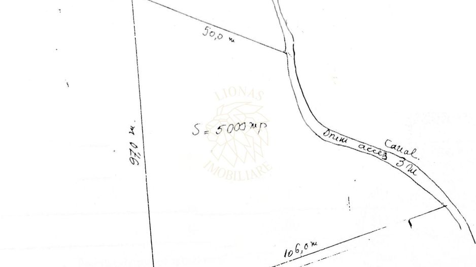 Teren intravilan 5000 mp cu utilitati-ideal case-Zona Valea Rusului - Poză 2