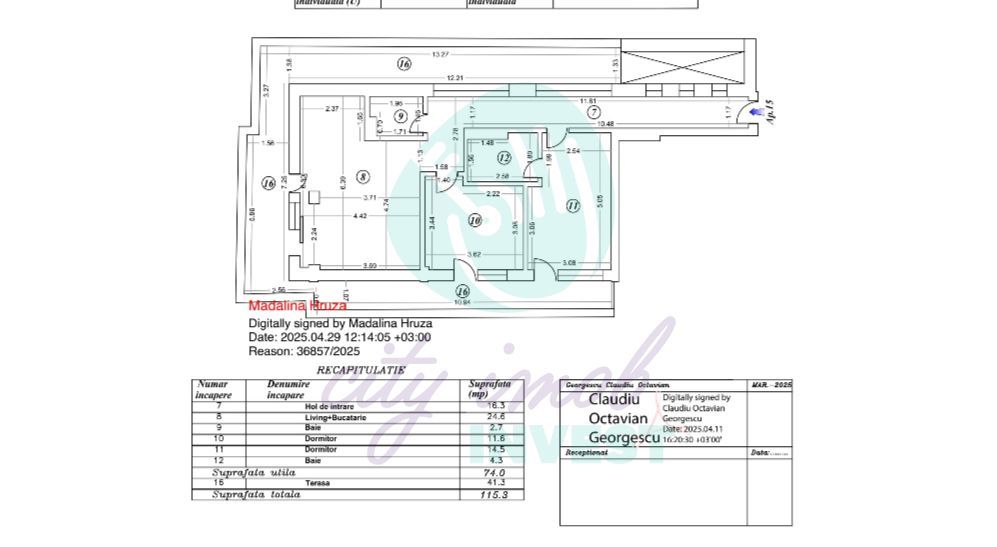Apartament cu TERASA generoasa de 41 MP si LOC PARCARE INCLUS IN PRET - Poză 21
