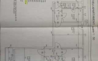 Apartament 3 camere de vânzare – Crângași | Etaj 1 | 2 balcoane A265 - Poză 19