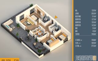 Apartament Superb 4 Camere cu Terasa Generoasa Titan Pallady - Poză 2