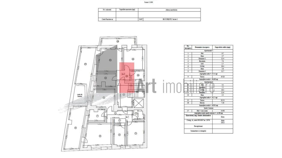 Cladire de inchiriat|Apartamente/birouri - Zona Gara de Nord/Polizu - Poză 16