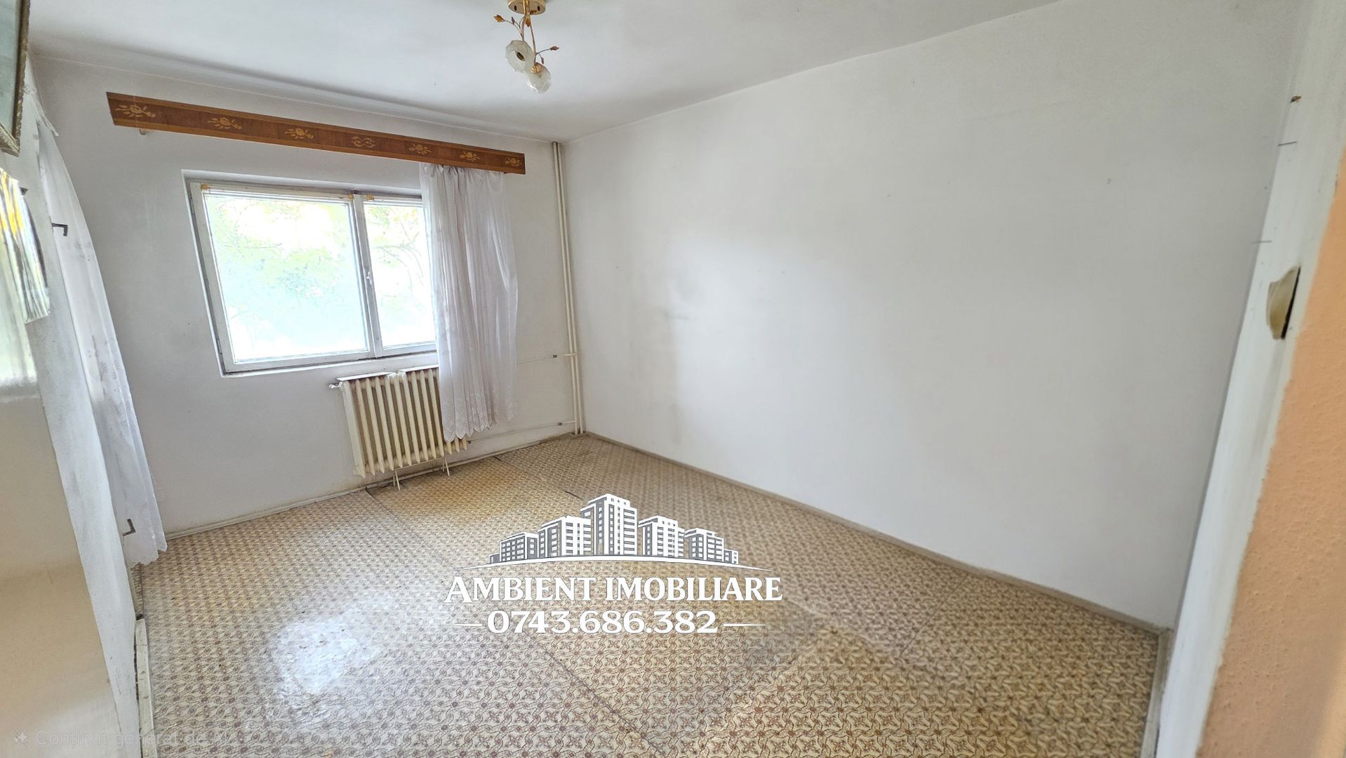 Apartament cu 1 cameră, ETAJ 1, VASLUI - zona FEROVIARI; - Poză 1