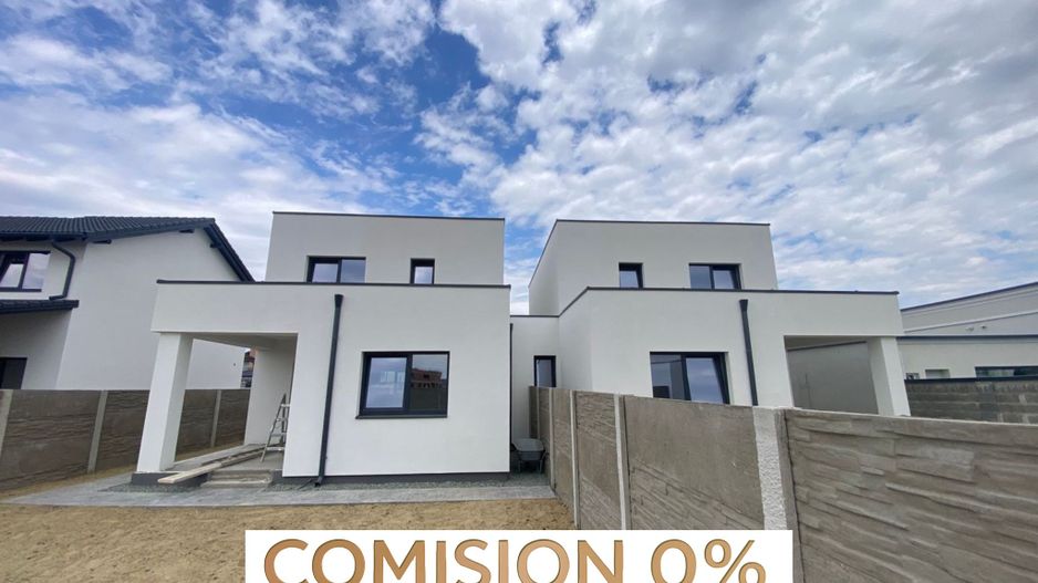 COMISION 0%, Duplex 4 Camere, La Cheie, P+E, 102MP, 335 Teren, SACALAZ - Poză 1