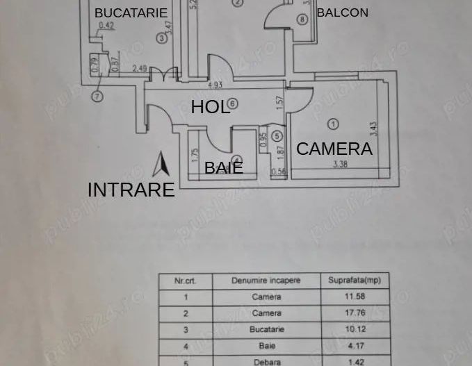 2 camere decomandat, 56 mp – Drumul Taberei, zona Favorit - Poză 7