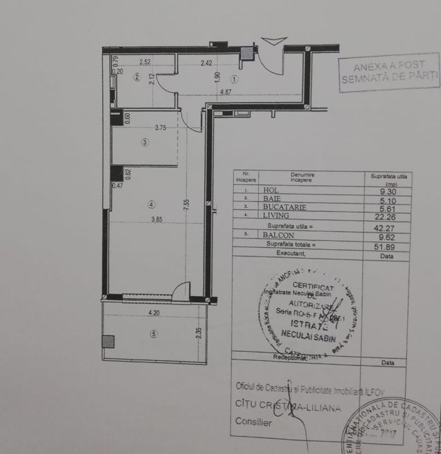 Garsoniera + LOC DE PARCARE| RESIDENCE 5 |EROU IANCU NICOLAE - Schiță 24