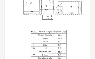 Leordeni Apartament 3 camere cu parcare inclusa - Poză 16