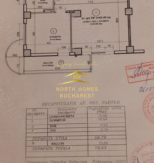 2 Camere + Curta  de vanzare Sisesti - Poză 7