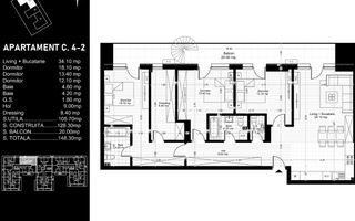 Apartament 4 camere de vanzare Pipera - Poză 14