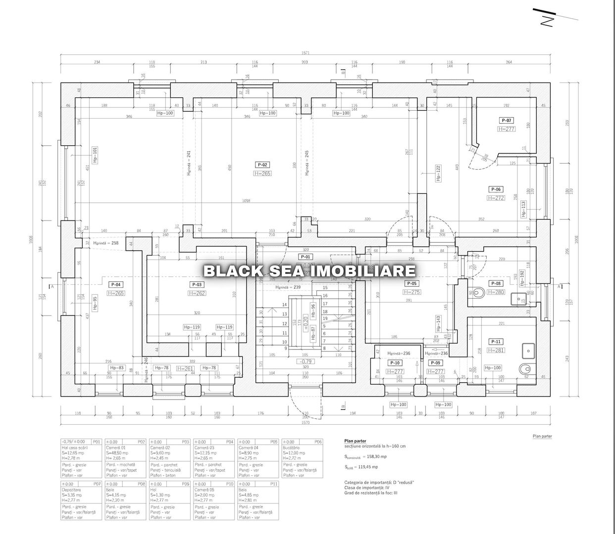 Spatiu UNIC de 14 Camere - STRADAL - zona Faleza Nord - Termen Lung - Poză 3