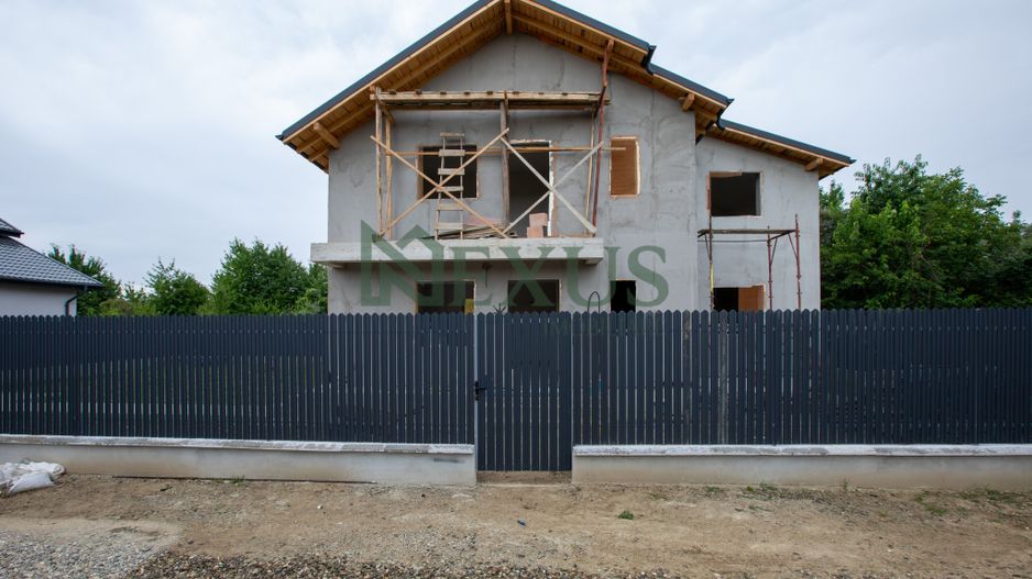 Casă Nouă P+1 de Vânzare – Șerbănești, Bacău Se preda la gri sau cheie - Poză 2