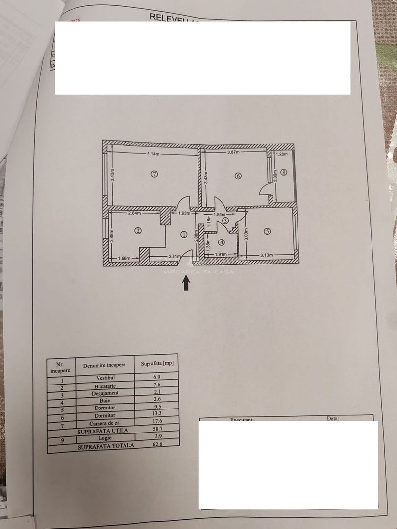 Apartament Rahova  - Sebastian ( comision 0 ) 2,5 km pana la Unirii - Schiță 23