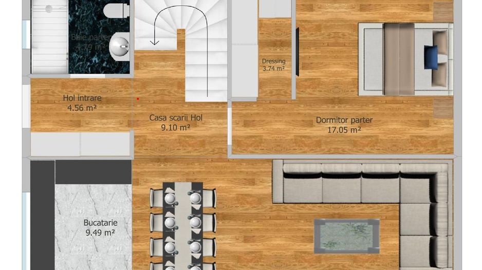 CASA INDIVIDUALA DRUMUL FERMEI, TOATE UTILTATILE, SMART, NOU, COMIS 0% - Schiță 4