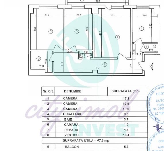 3 camere renovate-Ion Mihalache-Turda-Bloc anvelopat - Poză 1