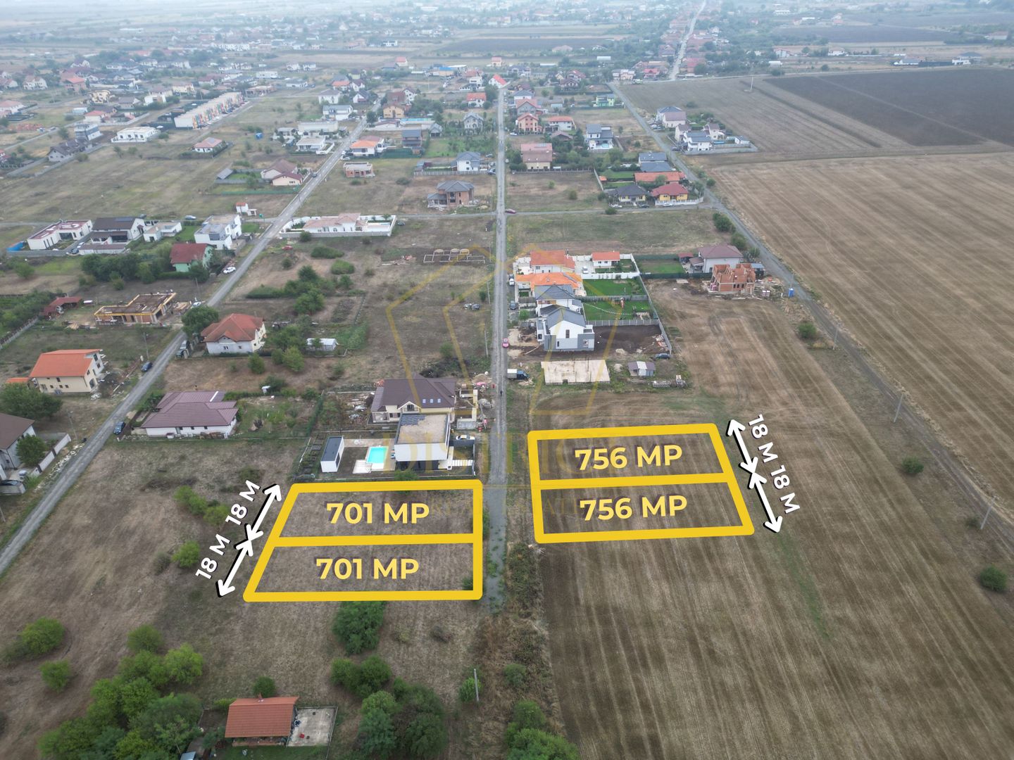 4 parcele de 701-756mp, casa individuala | Utilitati | Dumbravita - Poză 1