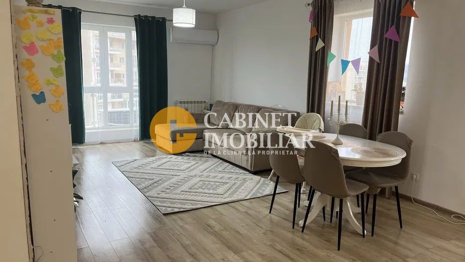 3 camere, decomandat, etaj 6/9, 75mp, 2 bai, liber! - Poză 1