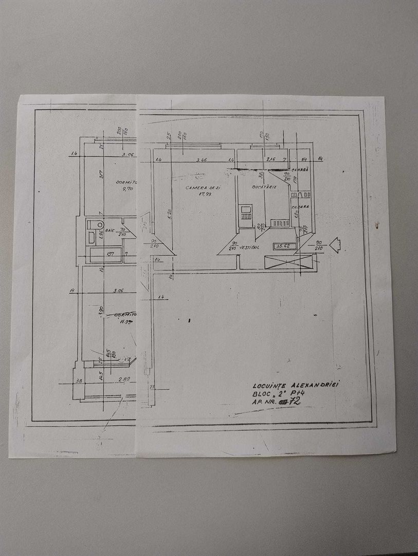 Apartament 3 camere, suprafata 62 m.p., etaj 3 din 4, Piata Rahovei T657 - Poză 7
