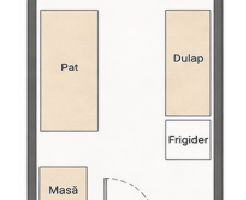 Cameră 11 mp | Baie comună | Etaj 4 | Disponibilă imediat | Cisnădie - Poză 1